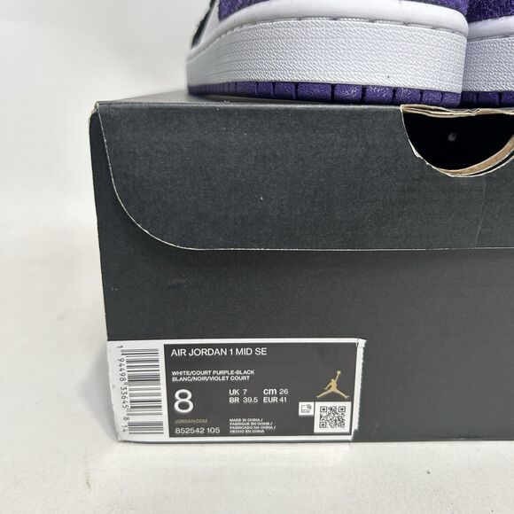 Nike Shoes Air Jordan 1 Mid SE “Varsity Court Purple” 2024 main image 4